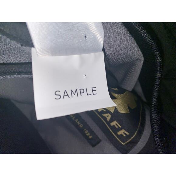 BELSTAFF England Luxury Rotor Bomber Jacket Size 38 IT 48 Sample New Black Nylon - Picture 9 of 11